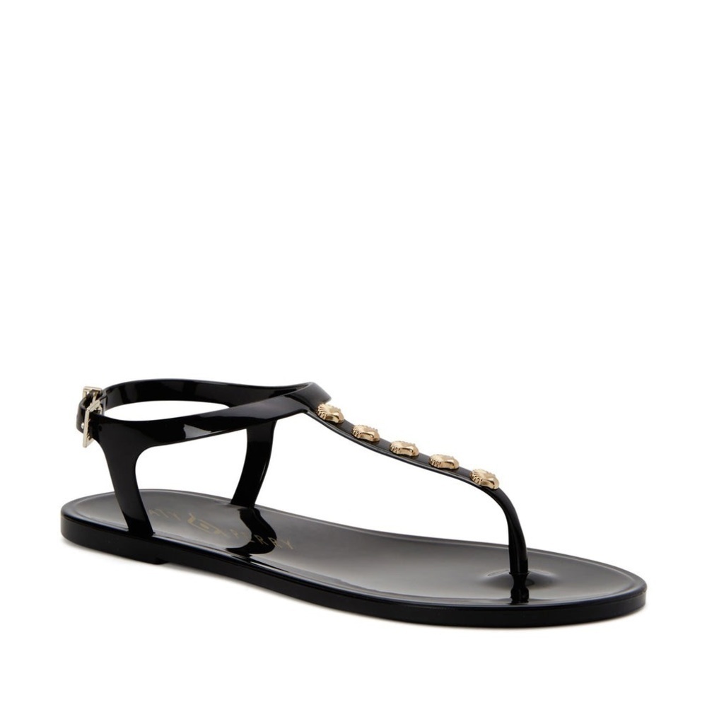 Katy Perry The Geli Stud in clean diamond,black seashell,and turquoise seahorse